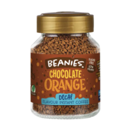 Beanies Decaf Flavor Instant Coffee (50g) Chocolate Orange