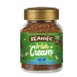 Beanies Decaf Flavor Instant Coffee (50g) Irish Cream