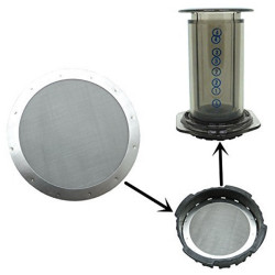 2 Coffee Metal Filter - Reusable Stainless Steel Filter for Aeropress Coffee Maker