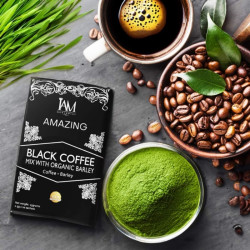 Amazing Black Coffee Mix with Organic Barley